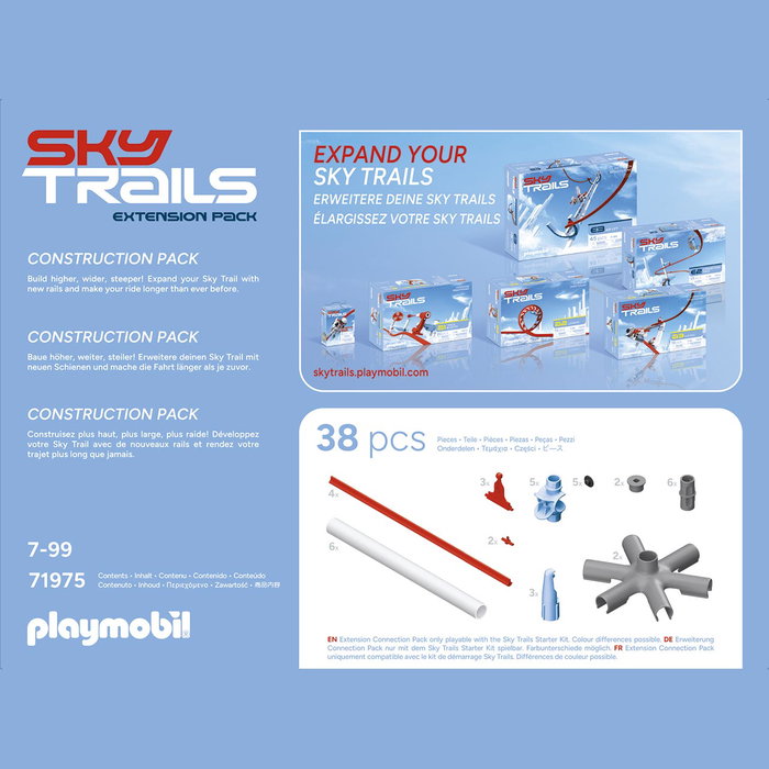 Playmobil Sky Trails Construction Pack, Circuit aérien, 38 pièces