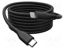 DIGITUS Câble USB-C vers Apple Lightning 0,5m noir