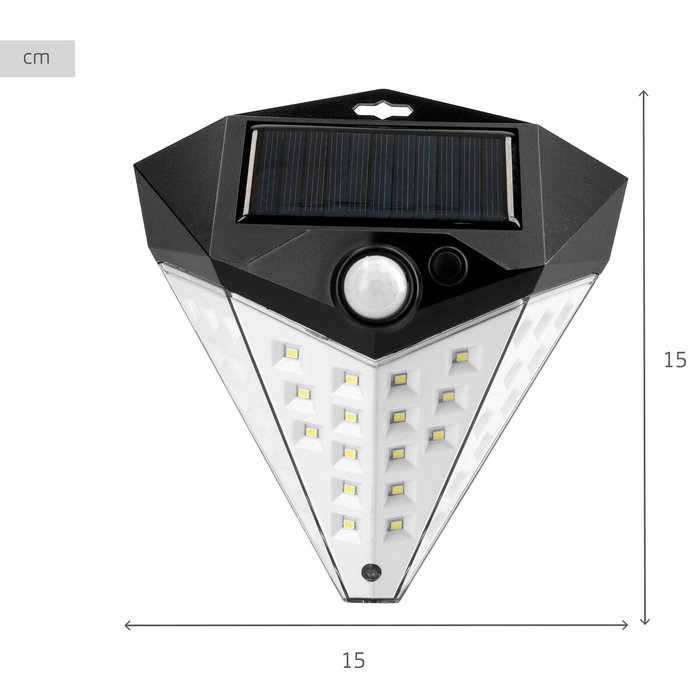 Lampe solaire Aktive 15 x 15 x 7 cm (6 Unités)