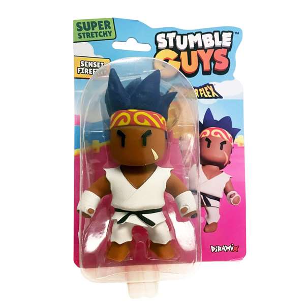 Bizak - Figura Estirable Monsterflex Stumble Guys - Figure étirable de 17 cm - Modèles assortis - Langue du produit : espagnol