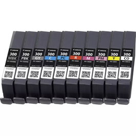 Canon PFI-300 Multipack 10 Cartouches Multicolores