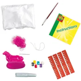 Ses Creative - Kit créatif moulage et peinture, cheval avec crinière, figurine en plâtre, jouet artistique pour enfants