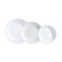 Luminarc Feston Vaisselle 18 Pièces - 6 Personnes en Verre Opal Blanc