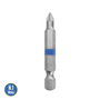 WOLFPACK LINEA PROFESIONAL Lot de 2 embouts Pozidriv N.1 en acier S2