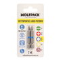 WOLFPACK LINEA PROFESIONAL Lot de 2 embouts Pozidriv N.1 en acier S2