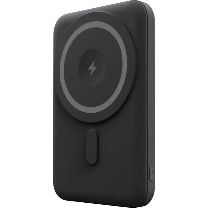 Yenkee Chargeur sans fil MagSafe YPB 501 BK 5000 mAh, support et port USB-C, jusqu'à 15 W, compatible MagSafe/Qi, idéal voyage