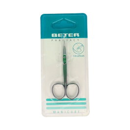 Beter 24110 Ciseau à Ongles Courbe Inox Coupe Cuticules Peau