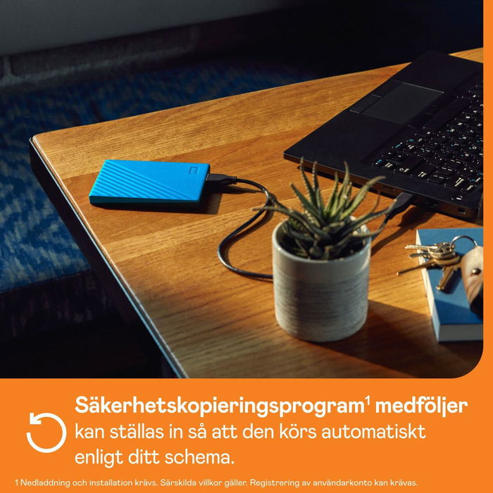 Disque dur Western Digital My Passport 2 TB Bleu Disque dur Western Digital My Passport 2 TB Bleu