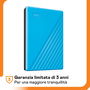 Disque dur Western Digital My Passport 2 TB Bleu