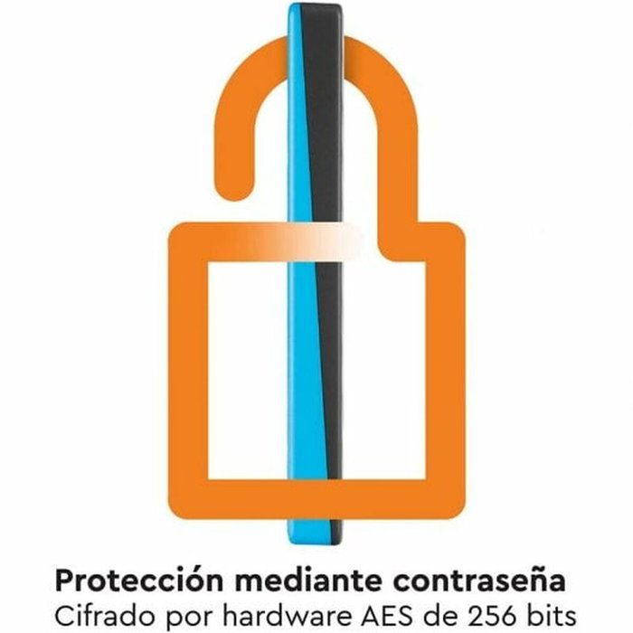 Disque dur Western Digital My Passport Bleu 2 TB HDD