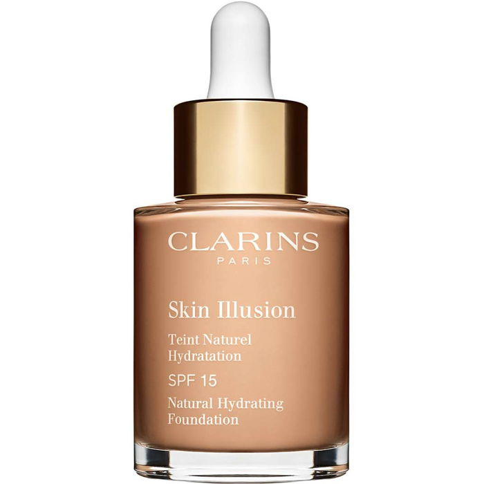 Clarins - Skin Illusion Fond de Teint Liquide, Correction des Couleurs, SPF 15, Teinte 108 Sable, 15 ml - Tester / Échantillon Clarins - Skin Illusion Fond de Teint Liquide, Correction des Couleurs, SPF 15, Teinte 108 Sable, 15 ml - Tester / Échantillon