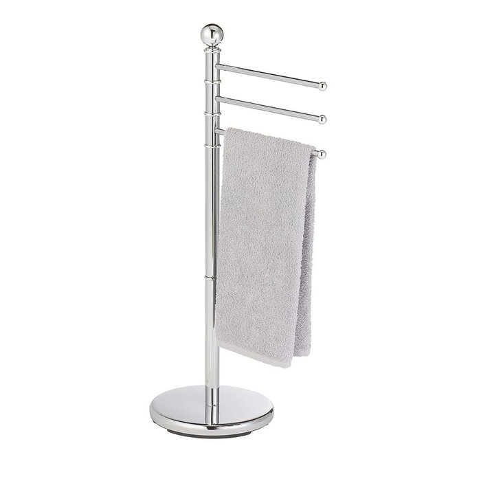 Porte Serviettes sur Pied Wenko Exclusive 90 x 48.5 x 28.5 cm Argenté