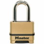Master Lock M175EURDLF Cadenas à combinaison en Zinc avec anse en L