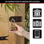 Master Lock M175EURDLF Cadenas à combinaison en Zinc avec anse en L
