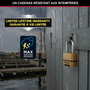 Master Lock M175EURDLF Cadenas à combinaison en Zinc avec anse en L