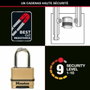 Master Lock M175EURDLF Cadenas à combinaison en Zinc avec anse en L