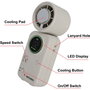 Verbatim Cool 'n' Go Ice Touch Pro Handheld Fan White/Silver