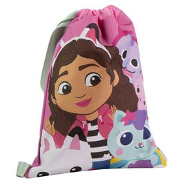 Cerdá Saquito Scolaire Gabby's Dollhouse, Rose, Dimensions : 27.0 x 33.0 x1241.0 cm