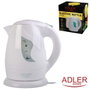 Adler Bouilloire et Théière AD 08 Blanc 1 L