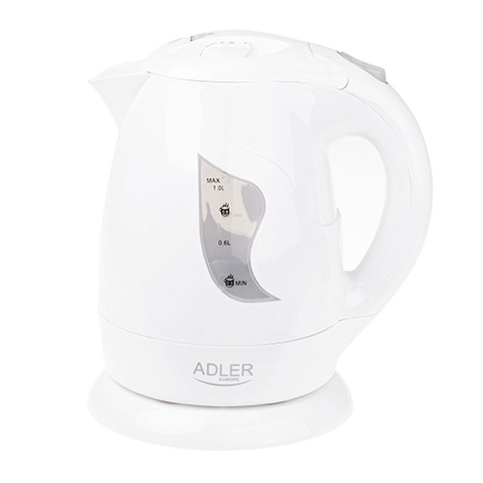 Bouilloire et Théière Adler AD 08w Blanc 1 L Plastique
