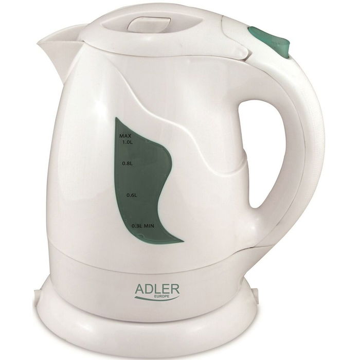 Bouilloire et Théière Adler AD 08w Blanc 1 L Plastique