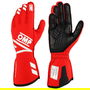 Omp Gants One Evo Fx Fia 8856-2018 Rouge Taille S Matériau Nid Abeille Coutures Internes Inserts Silicone