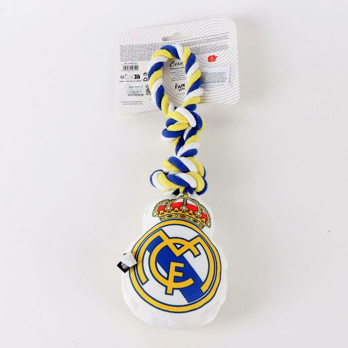 Jouet pour chien Real Madrid C.F. Blanc 15 x 33 x 10 cm Jouet pour chien Real Madrid C.F. Blanc 15 x 33 x 10 cm