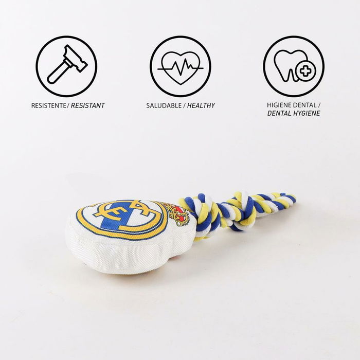 Jouet pour chien Real Madrid C.F. Blanc 15 x 33 x 10 cm Jouet pour chien Real Madrid C.F. Blanc 15 x 33 x 10 cm