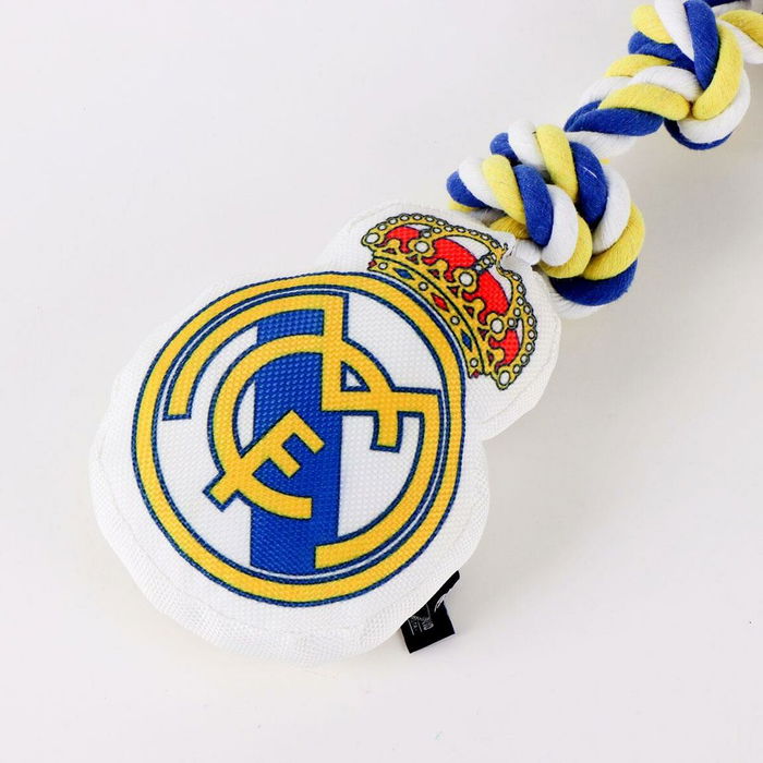 Jouet pour chien Real Madrid C.F. Blanc 15 x 33 x 10 cm Jouet pour chien Real Madrid C.F. Blanc 15 x 33 x 10 cm