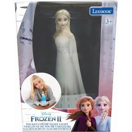 Lexibook Veilleuse de poche 3D Elsa de Frozen avec changement de couleur