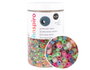 Innspiro Rocaille de verre ronde couleurs assorties 3,8mm 500g