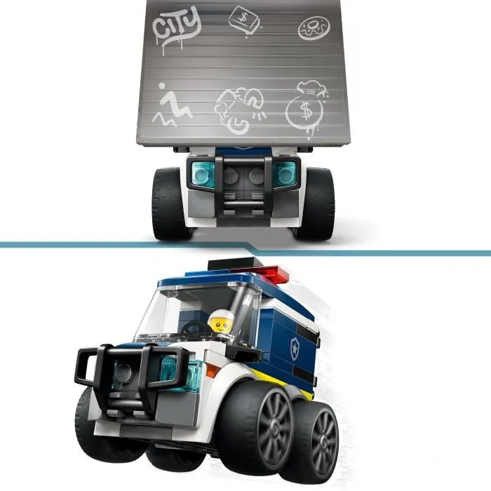 LEGO City - Camion de Police 60481 - Jeu de Construction Créatif avec Minifigurine - Pour Enfants dès 5 Ans