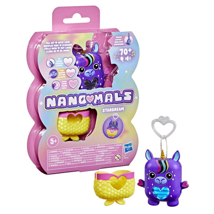 Hasbro Nano-mals Stardream la licorne, compagnon électronique Hasbro Nano-mals Stardream la licorne, compagnon électronique