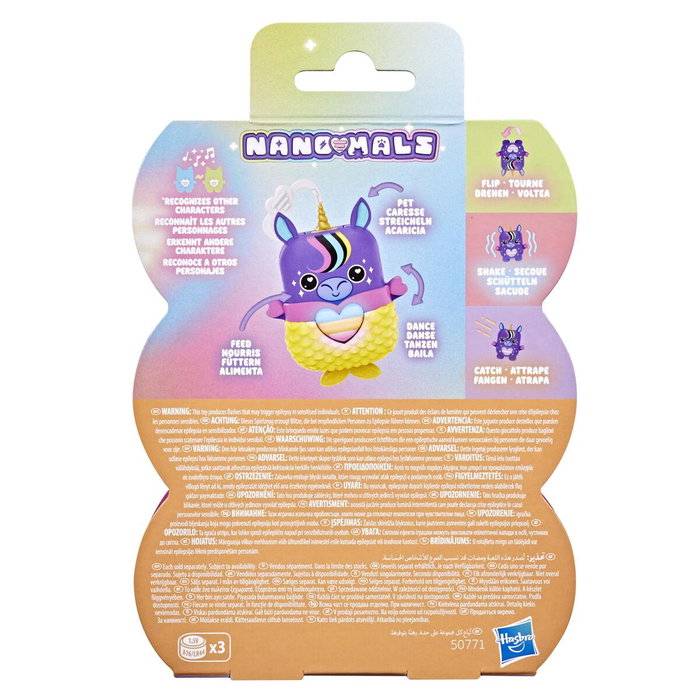 Hasbro Nano-mals Stardream la licorne, compagnon électronique Hasbro Nano-mals Stardream la licorne, compagnon électronique