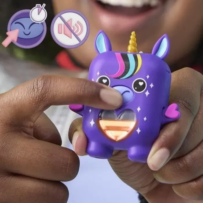 Hasbro Nano-mals Stardream La Licorne, Compagnon Électronique avec Plus de 70 Réactions, Jouet Interactif de Poche pour Enfants à Partir de 5 Ans Hasbro Nano-mals Stardream La Licorne, Compagnon Électronique avec Plus de 70 Réactions, Jouet Interactif de Poche pour Enfants à Partir de 5 Ans