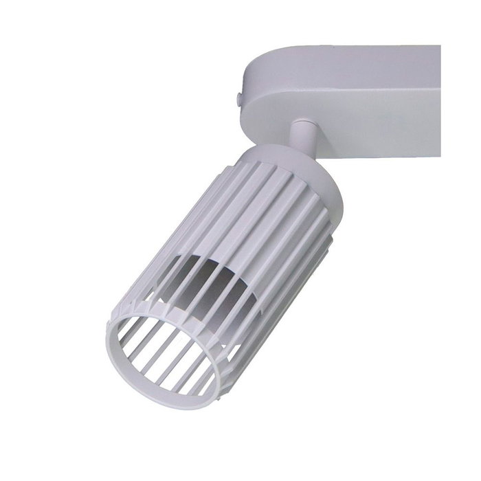 Cristalrecord Sahara Plafonnier 2 Lumières GU10 10W Aluminium Blanc 30x6x21cm