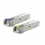Ubiquiti Module émetteur-récepteur optique monomode 1 Gbps, LC, 3 km, lot de 2