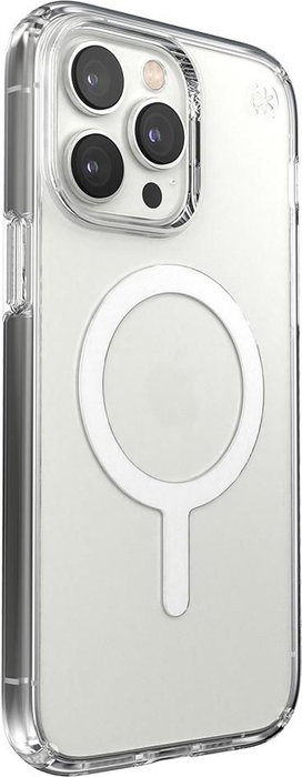 Speck Presidio Perfect Clear Coque avec MagSafe pour iPhone 14 Pro Max - Protection anti-chute 4 m, anti-rayures, Microban, Compatible sans fil