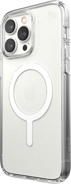 Speck Presidio Perfect Clear Coque avec MagSafe pour iPhone 14 Pro Max - Protection anti-chute 4 m, anti-rayures, Microban, Compatible sans fil