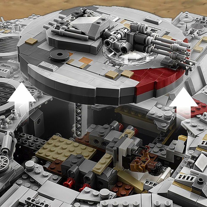 Lego Star Wars 75192 Millennium Falcon - 7541 Pièces