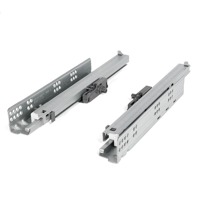 DTC Glissière de Tiroir Cachée Tourpush 2, Extraction Totale avec Système Push, Longueur 400mm DTC Glissière de Tiroir Cachée Tourpush 2, Extraction Totale avec Système Push, Longueur 400mm