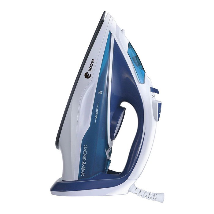 Fagor Planche à repasser vapeur Comforta 3000 W, réservoir 480 ml, fonction vapeur continue 20-25 g/min, arrêt automatique, semelle céramique