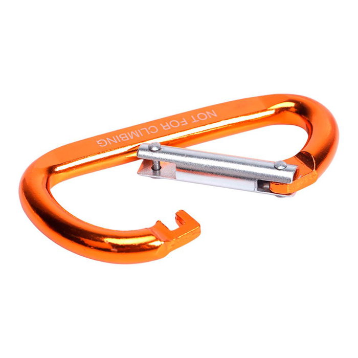 Workpro Lot de 2 Mousquetons en Aluminium 60 mm Orange Workpro Lot de 2 Mousquetons en Aluminium 60 mm Orange