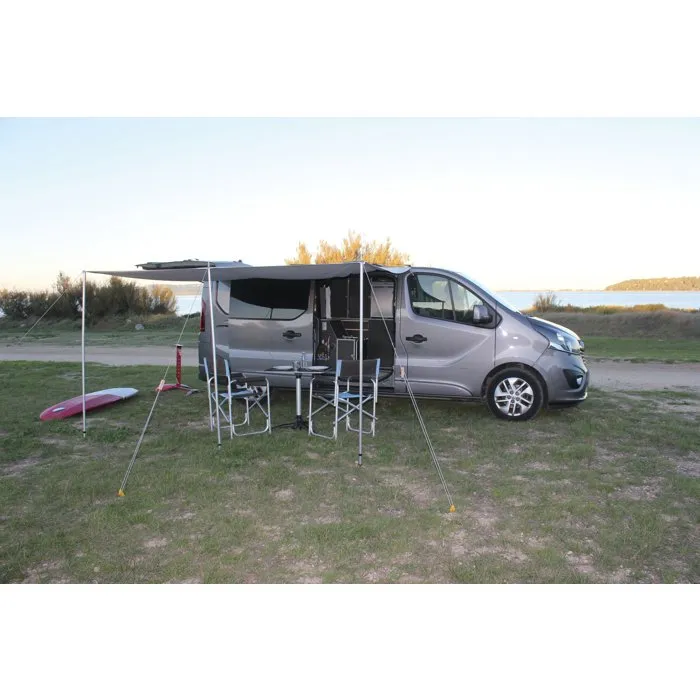 Baya Sun Solette Ombréa 400 - Protection solaire pour camping-car et van - Tissu technique haute résistance protection UV - Installation rapide