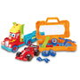 Tachan - Camion de Formule 1 avec Éclairage et Son - Coffret de Construction 36 Pièces avec Outils et Voiture de Course - Transportable - Jouet Éducatif - À Partir de 3 Ans