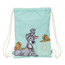 Sac à dos serré par des ficelles Bleu 26 x 34 x 1 cm