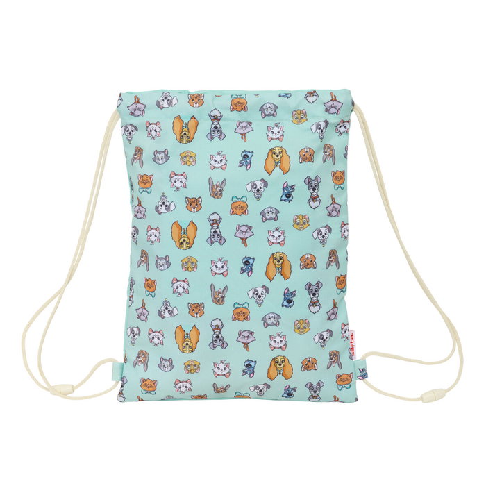 Sac à dos serré par des ficelles Bleu 26 x 34 x 1 cm