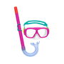 Bestway Ensemble Masque et Tube Adulte Soupape de Purge Couleur Assortie +14 Ans Plage et Piscine 24029