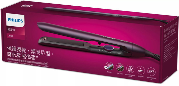 Philips Lisseur Series 7000 BHS752/00 Violet intense métallisé