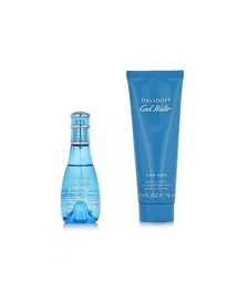 Davidoff Coffret Cool Water Eau De Toilette et Lotion Corps pour Femme